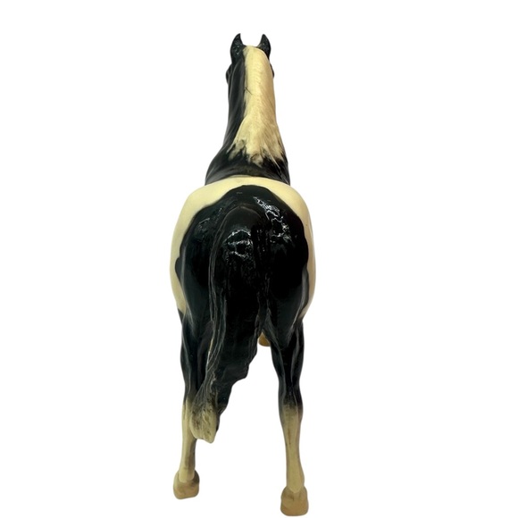 Vintage Breyer Shetland Pony #21 with C Hess Stamp in Black and White - Picture 3 of 8